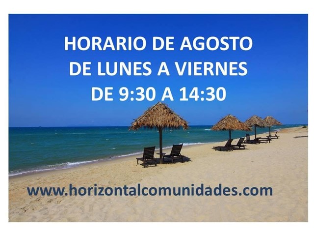 Horario de agosto